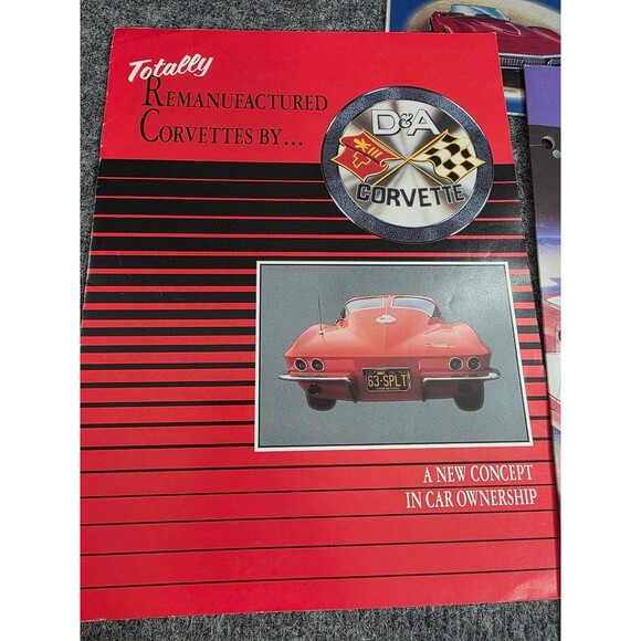 Vintage Corvette Ephemera Lot 1992 Calendar, Brochures & Cards USA - Picture 7 of 10